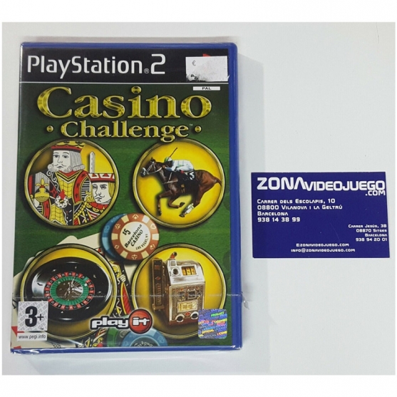 Casino Challenge, Playstation 2, Pal-Esp