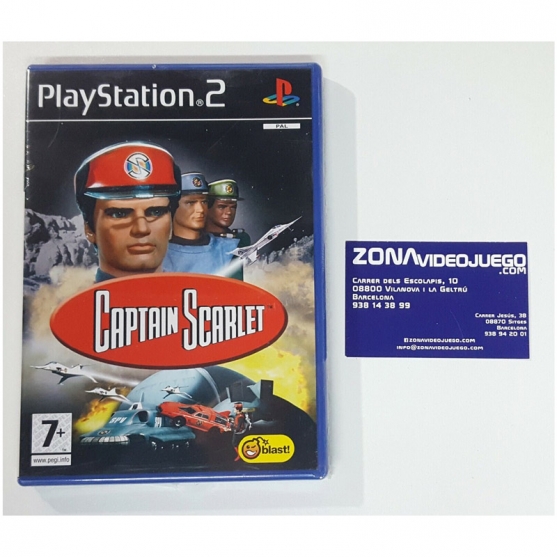 Captain Scarlet, Playstation 2, Pal-Esp
