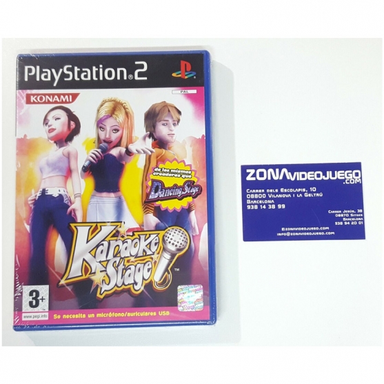 Karaoke Stage, Playstation 2, Pal-Esp
