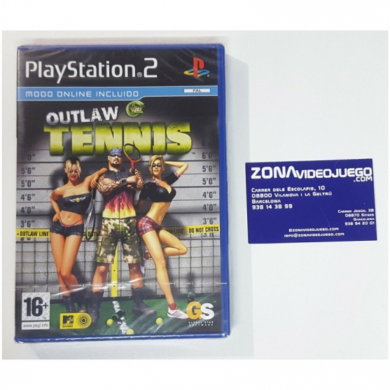 Outlaw Tennis, Playstation 2, Pal-Esp