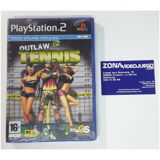 Outlaw Tennis, Playstation 2, Pal-Esp