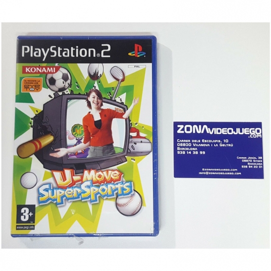 U-Move Super Sports, Playstation 2, Pal-Esp