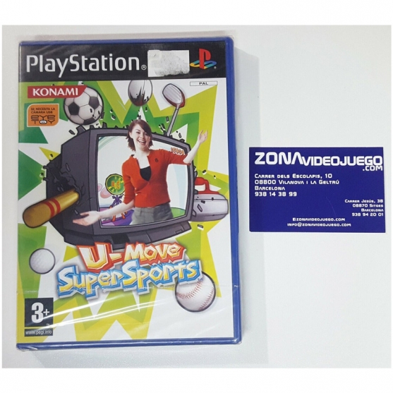 U-Move Super Sports, Playstation 2, Pal-Esp