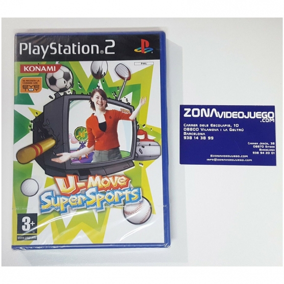 U-Move Super Sports, Playstation 2, Pal-Esp