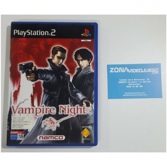 Caja Vacia, Vampire Night, Playstation 2, Pal-Esp. Sin Juego