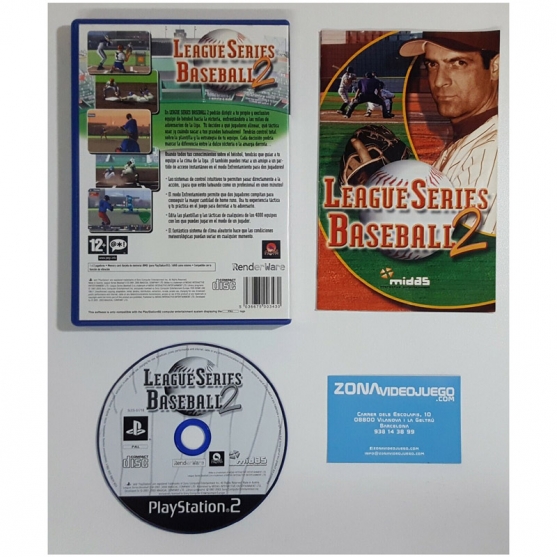 League Series Baseball 2, Sony Playstation 2, Pal-Esp