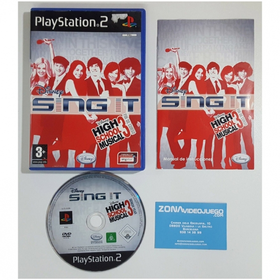 Disney Sing It High School Musical 3 Fin de Curso, Sony Playstation 2, Pal-Esp