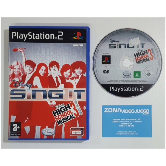 Disney Sing It High School Musical 3 Fin de Curso, Sony Playstation 2, Pal-Esp
