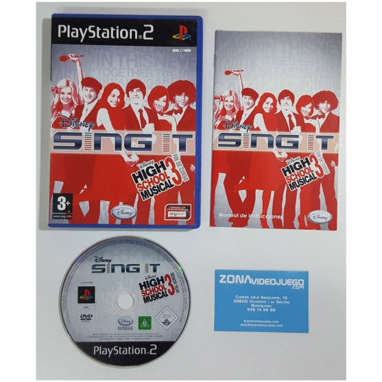 Disney Sing It High School Musical 3 Fin de Curso, Sony Playstation 2, Pal-Esp