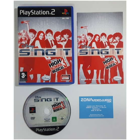 Disney Sing It High School Musical 3 Fin de Curso, Sony Playstation 2, Pal-Esp