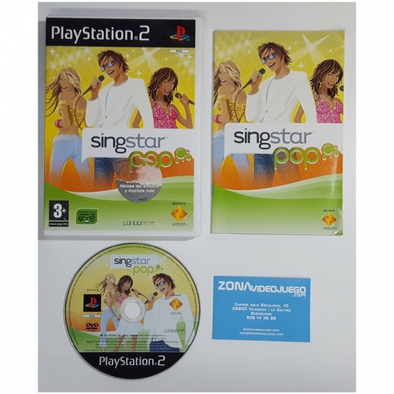 Singstar Pop, Sony Playstation 2, Pal-Esp
