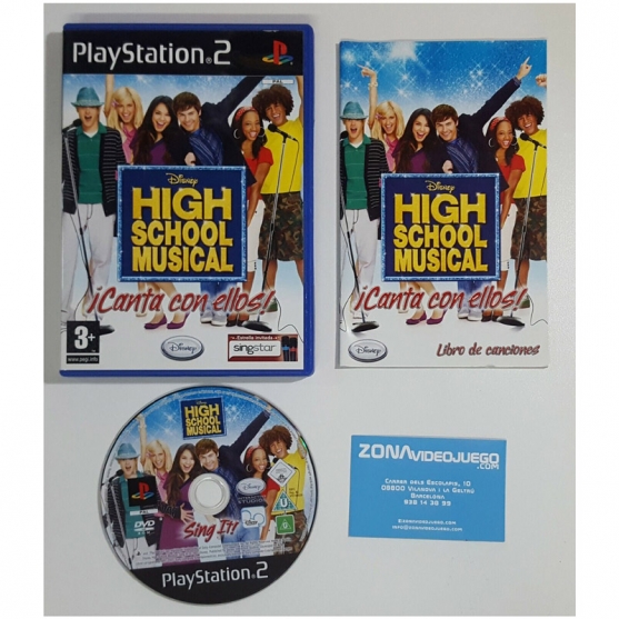 Disney High School Musical Canta con ellos!, Sony Playstation 2, Pal-Esp
