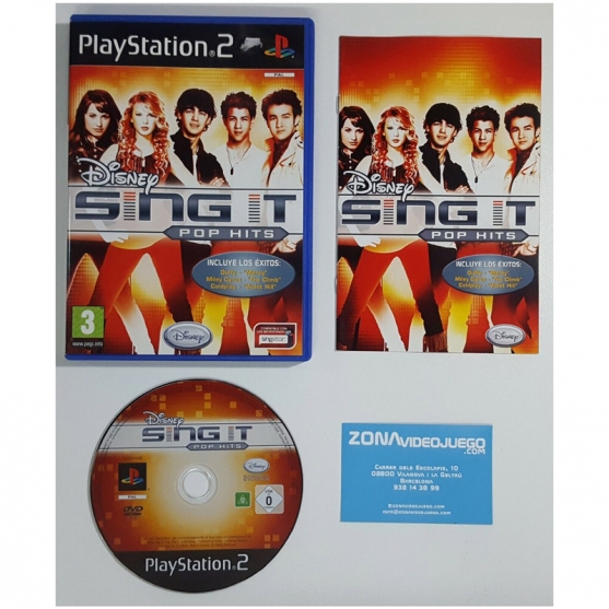 Disney Sing It Pop Hits, Sony Playstation 2, Pal-Esp