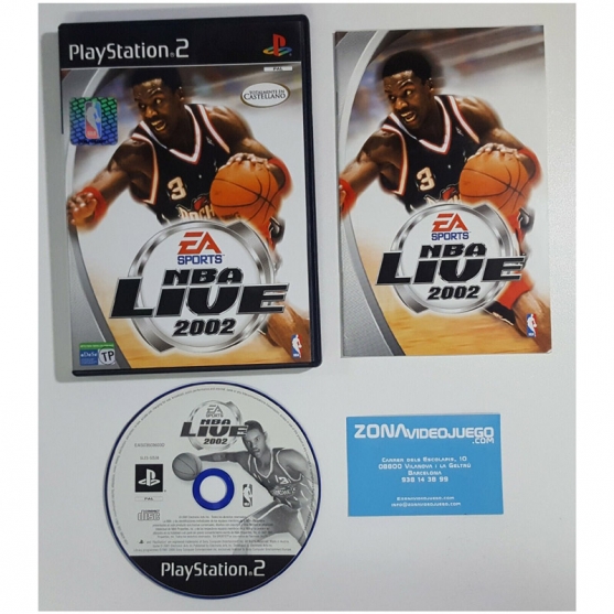 Nba Live 2002, Sony Playstation 2, Pal-Esp