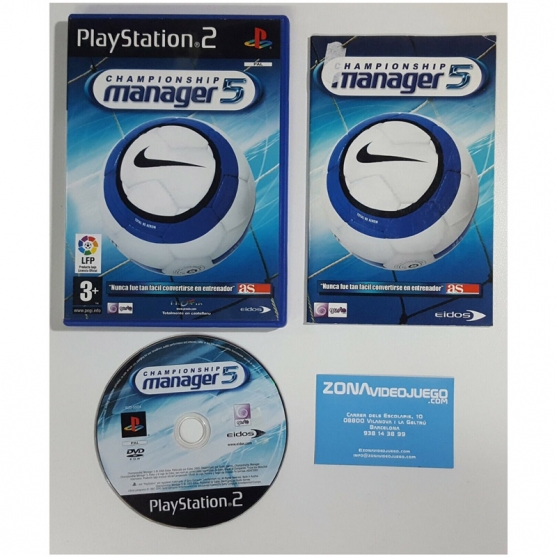 Championship manager 5, Sony Playstation 2, Pal-Esp