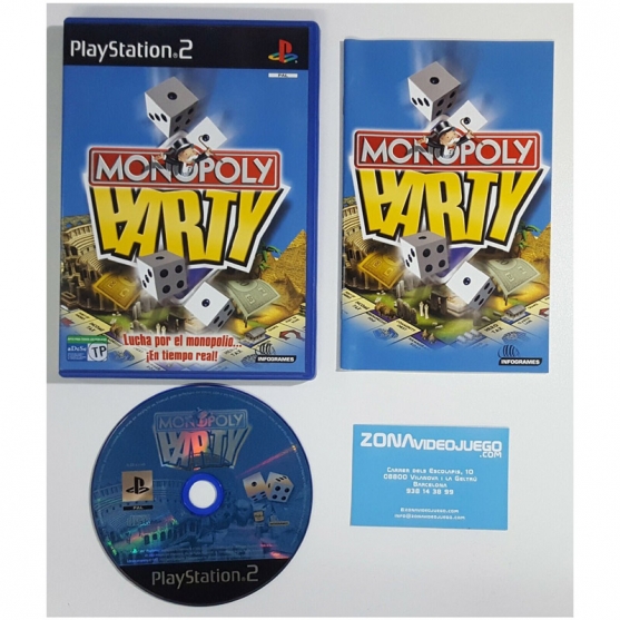 Monopoly Party, Sony Playstation 2, Pal-Esp