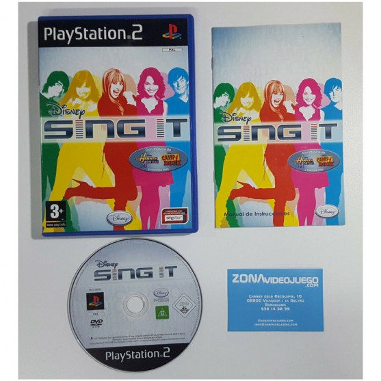 Disney Sing It, Sony Playstation 2, Pal-Esp