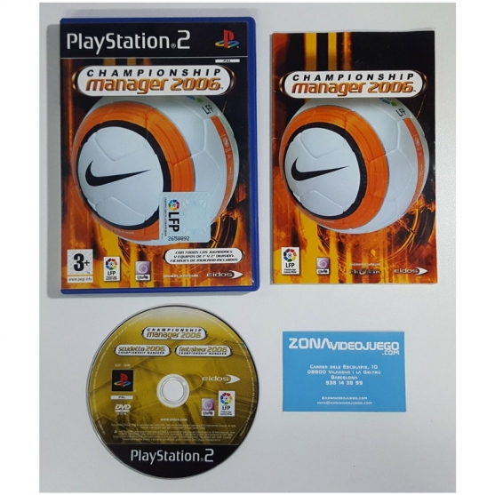 Championship Manager 2006, Sony Playstation 2, Pal-Esp