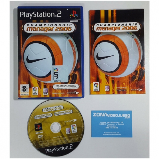 Championship Manager 2006, Sony Playstation 2, Pal-Esp