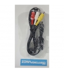 Cable Av (Audio Video) Rca, playstation 2 y 3. Sony oficial