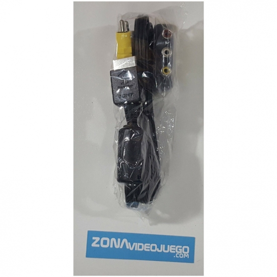 Cable Av (Audio Video) Rca, playstation 2 y 3. Sony oficial