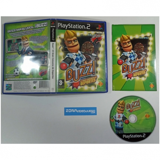 Buzz! El gran concurso de Deportes, PLAYSTATION 2, PAL-ESP