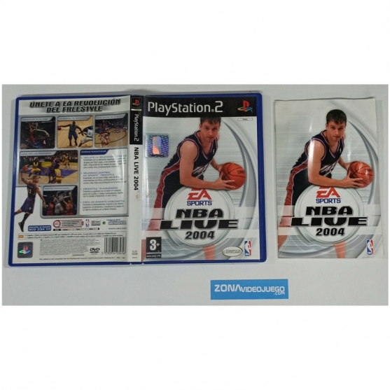 Caja y Manual, Nba Live 2004, playstation 2, Pal-Esp. SIN JUEGO