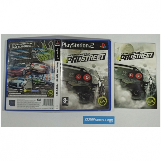 Caja y Manual, Need for Speed Prostreet, playstation 2, Pal-Esp. SIN JUEGO