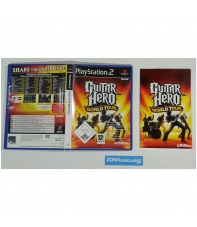 Caja y Manual, Guitar hero World tour, Ps2, Pal-Eur. SIN JUEGO
