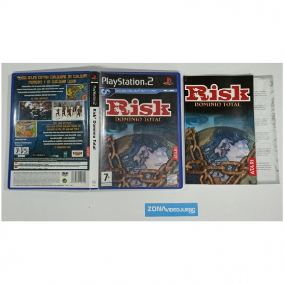 Caja y Manual, Risk Dominio Total, Playstation 2, Pal-Esp. SIN JUEGO