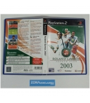 Caja Vacia, Roland Garros 2003 French open, Playstation 2, Pal-Esp. SIN JUEGO