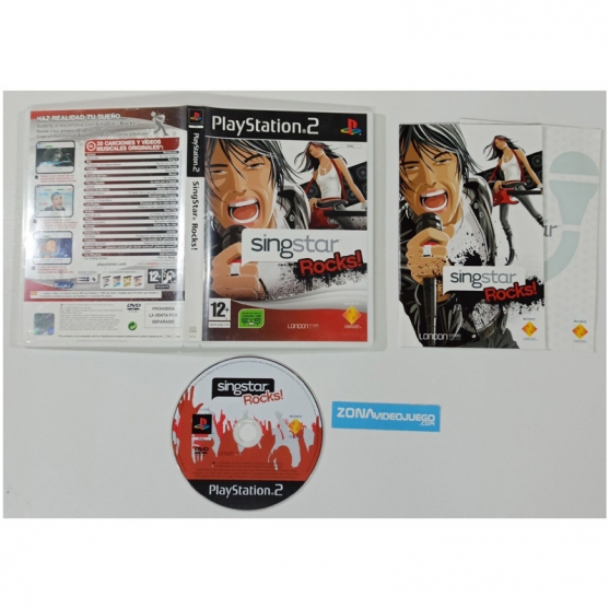 Singstar Rocks!, Sony Playstation 2, Pal-Esp