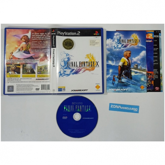 Caja y manual Final Fantasy X, Sony Playstation 2, Pal-Esp. SIN JUEGO