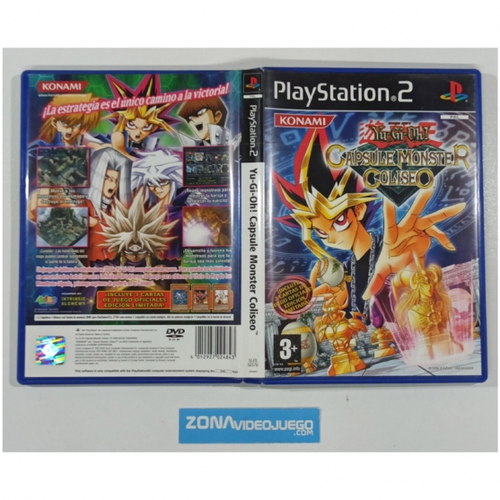 Caja Vacia Yu-Gi-Oh! Capsule Monster Col, Sony Playstation 2, Pal-Esp. SIN JUEGO