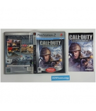 Caja y Manual Call of Duty Finest Hour, Playstation 2, Pal-Esp. SIN JUEGO