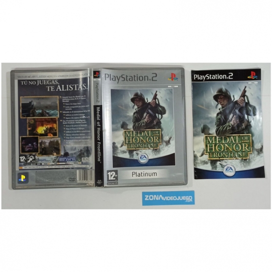 Caja y Manual Medal of Honor Frontline, Playstation 2, Pal-Esp. SIN JUEGO