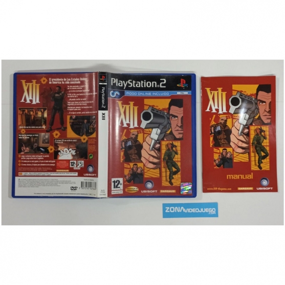 Caja y Manual XIII, Playstation 2, Pal-Esp. SIN JUEGO