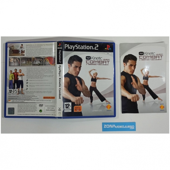 Caja y Manual Eye Toy Kinetic Combat, Playstation 2, Pal-Esp. SIN JUEGO