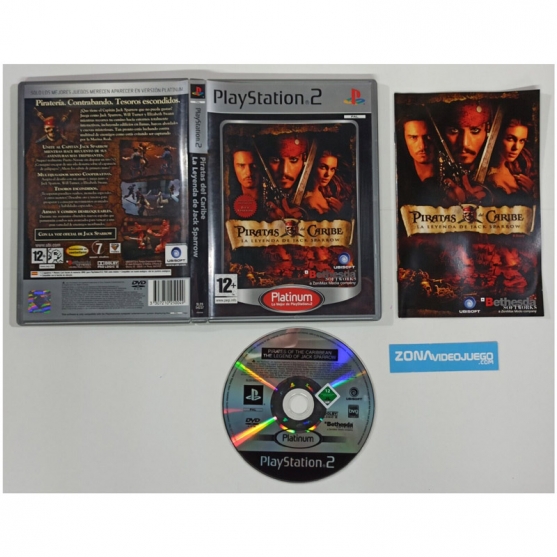 Piratas del Caribe la leyenda de jack sparrow, Playstation 2, Pal-Esp