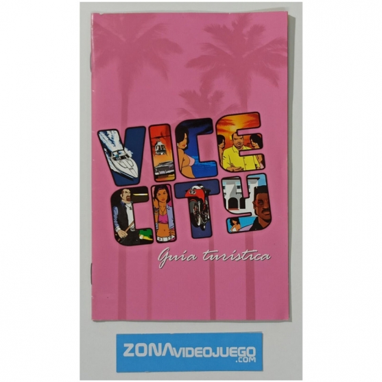 Manual Grand theft Auto Vice City, Sony Playstation 2, Pal-Esp. SIN JUEGO
