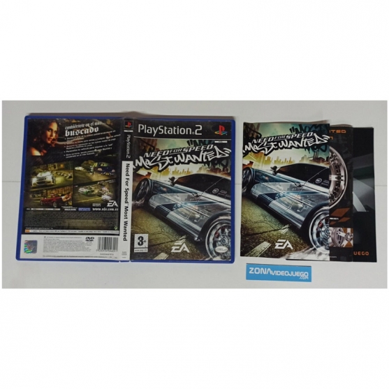 Caja y Manual Need for Speed Most Wanted Sony Playstation 2, Pal-esp. SIN JUEGO