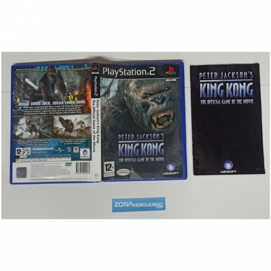 Caja y Manual Peter Jackson's King Kong, Sony Playstation 2, Pal-esp. SIN JUEGO