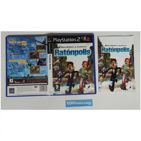 Caja y Manual Ratónpolis, Sony Playstation 2, Pal-esp. SIN JUEGO