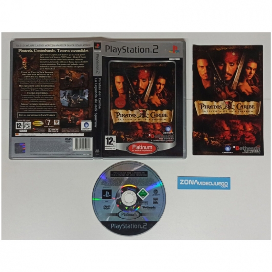 Piratas del Caribe La Leyenda de Jack Sparrow, Sony Playstation 2, Pal-esp