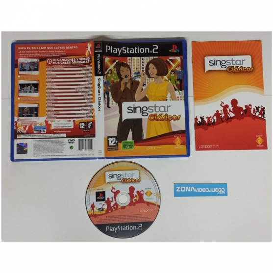 Singstar Clásicos, Sony Playstation 2, Pal-esp