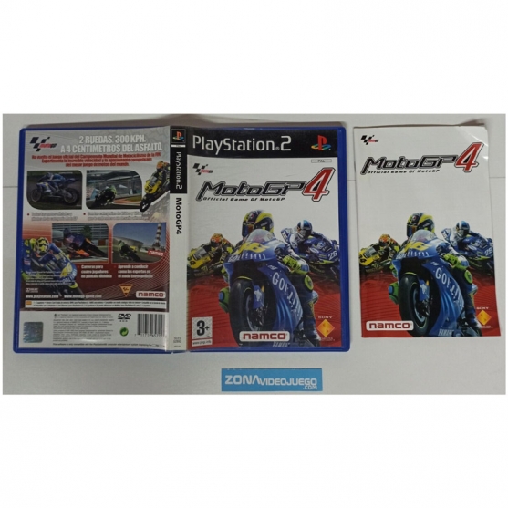 Caja y Manual Moto Gp4, Sony Playstation 2, Pal-esp. SIN JUEGO