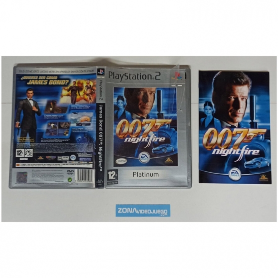 Caja y Manual James Bond 007 Nightfare, Sony Playstation 2, Pal-esp. SIN JUEGO