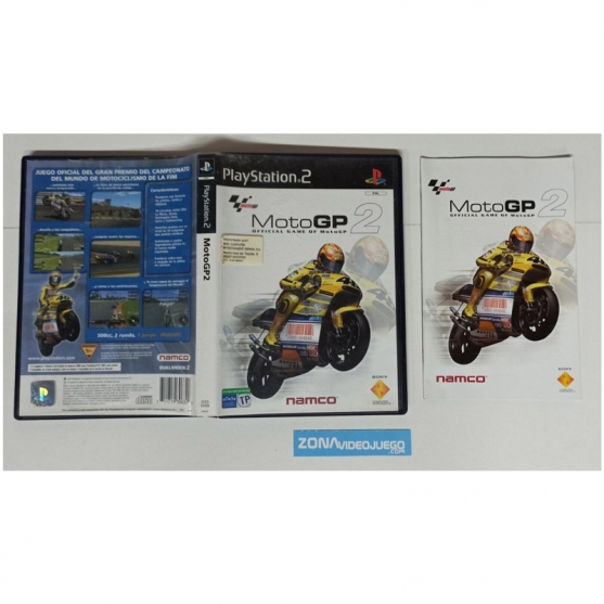 Caja y Manual Moto Gp 2, Sony Playstation 2, Pal-esp. SIN JUEGO