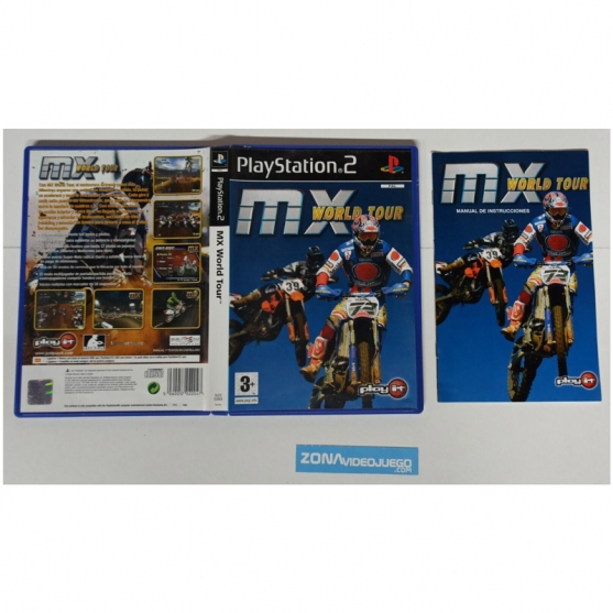 Caja y Manual Mx World Tour, Sony Playstation 2, Pal-esp. SIN JUEGO