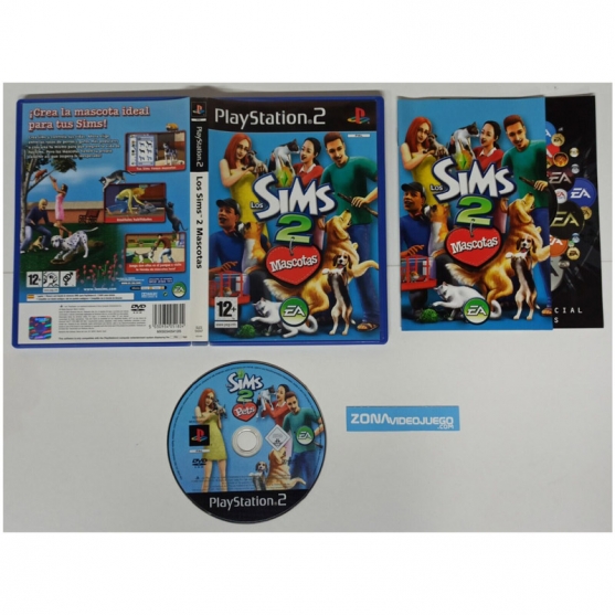 Los Sims 2 Mascotas, Sony Playstation 2, Pal-esp